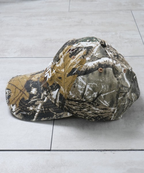 Starting Over（スターティングオーバー）の「【Starting Over/スターティングオーバー】ONE POINT LOGO DAMAGE PROCESSING PIGMENT CAP（キャップ・メンズ・ベージュ/カモフラージュ/ブラック・FREE）」の21枚目の写真