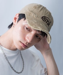 Starting Over（スターティングオーバー）の「【Starting Over/スターティングオーバー】ONE POINT LOGO DAMAGE PROCESSING PIGMENT CAP（キャップ）」