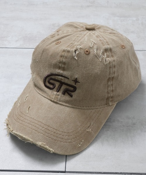 Starting Over（スターティングオーバー）の「【Starting Over/スターティングオーバー】ONE POINT LOGO DAMAGE PROCESSING PIGMENT CAP（キャップ・メンズ・ベージュ/カモフラージュ/ブラック・FREE）」の15枚目の写真