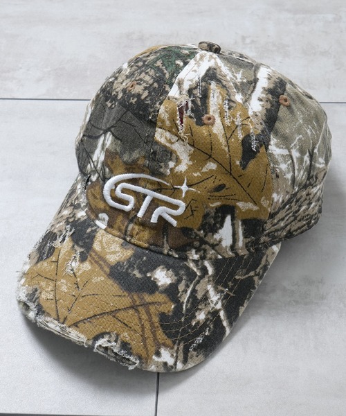 Starting Over（スターティングオーバー）の「【Starting Over/スターティングオーバー】ONE POINT LOGO DAMAGE PROCESSING PIGMENT CAP（キャップ・メンズ・ベージュ/カモフラージュ/ブラック・FREE）」の20枚目の写真