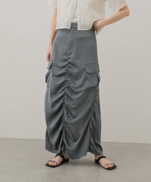 セール】サテンサイドポケットスカート（スカート）｜SENSE OF PLACE