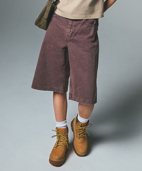 X-girl(エックスガール)の「FADED HALF PANTS(その他パンツ・レディース・ブラック/ブラウン・S/M)」の16枚目の写真