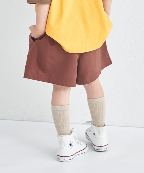 pairmanon（ペアマノン）の「【さらっと快適】タグ付き アクティブハーフパンツ（その他パンツ・キッズ・グリーン系その他/ブラック/ピンク系その他/ピンク/ブラウン・100/110/120/130/140/150/90）」の7枚目の写真