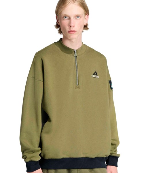 adidas EQUIPMENT BLOCKED HALF-ZIP / アディダス エキップメント