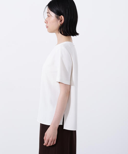 シフォンラインTブラウス（シャツ/ブラウス）｜N.（N. Natural