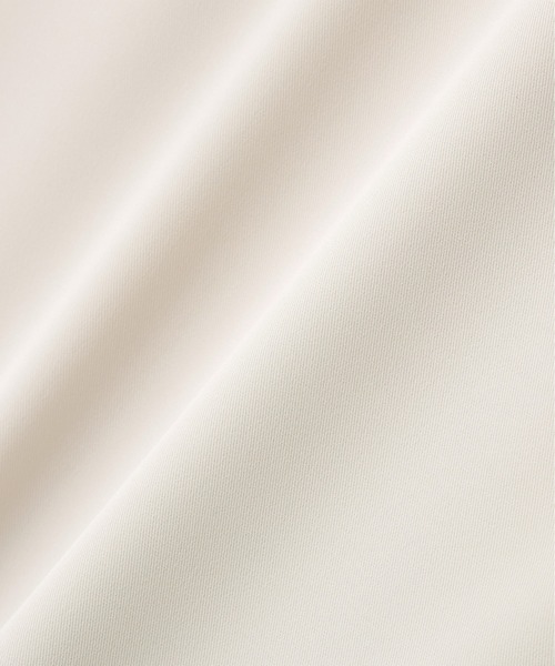 N.（N. Natural Beauty Basic）（エヌエヌナチュラルビューティーベーシック）の「シフォンラインＴブラウス（シャツ/ブラウス・レディース・グレイッシュベージュ/オフホワイト/ダークブルー・MEDIUM）」の17枚目の写真