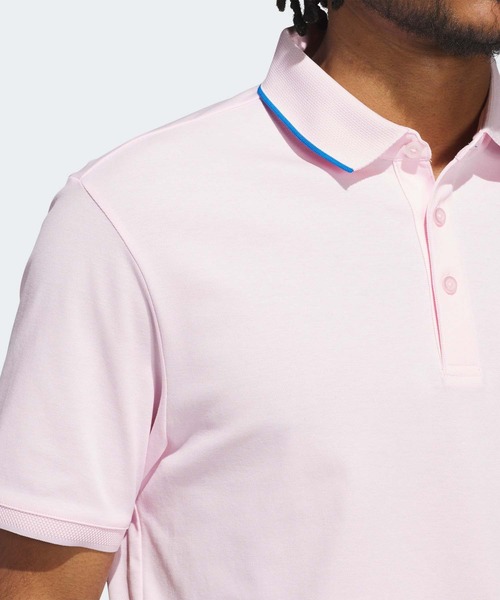 adidas ゴルフ オリジナルス　ポロシャツ L クリンクピンク JH3862 アディダス 【オリジナルスゴルフ】ツイストニット ワンポイント