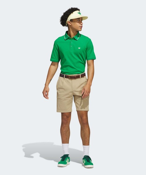 adidas golf アディダスゴルフ 半袖 ゴルフ ウェア ロゴ 人気 adidas ポロシャツ ビッグ アディダスロゴ 半袖モックネック