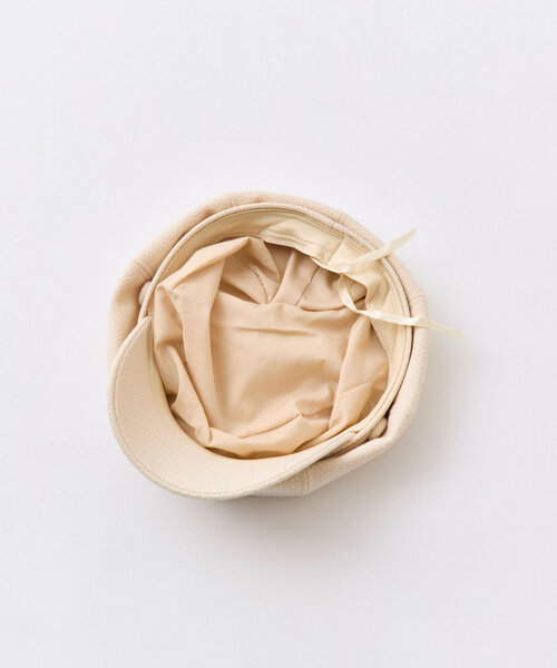 OLIVE des OLIVE(オリーブデオリーブ)の「キャスケット(キャスケット・レディース・ブラック/アイボリー・FREE)」の3枚目の写真