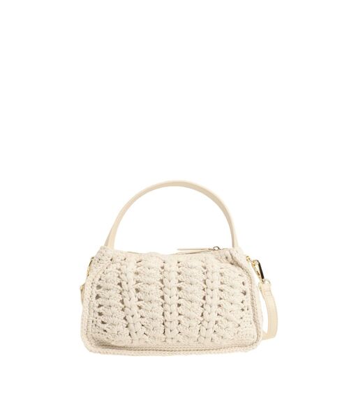 MERCURYDUO（マーキュリーデュオ）の「ニットラウンドバッグ（ショルダーバッグ・レディース・アイボリー・FREE）」の12枚目の写真