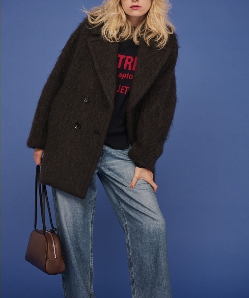 upperhights(アッパーハイツ)の「【upper hights/アッパーハイツ】THE NIECE MID-RISE ミッドライズワイドデニム(デニムパンツ・レディース・ブルー/ホワイト・23/24/25/22/21)」の5枚目の写真