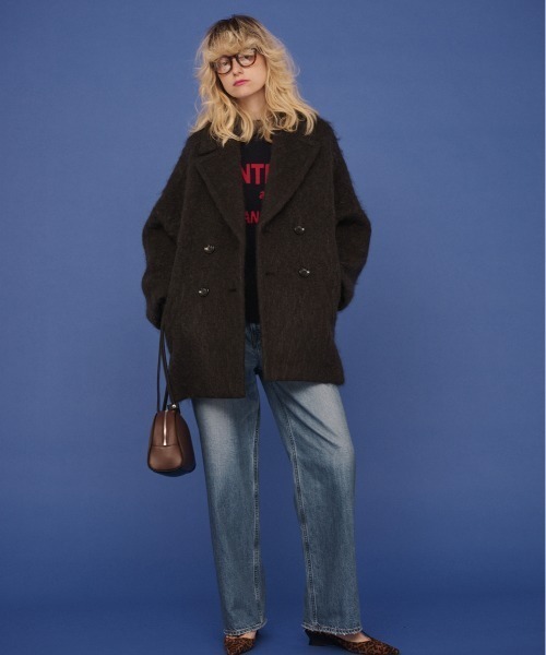 upperhights(アッパーハイツ)の「【upper hights/アッパーハイツ】THE NIECE MID-RISE ミッドライズワイドデニム(デニムパンツ・レディース・ブルー/ホワイト・23/24/25/22/21)」の6枚目の写真