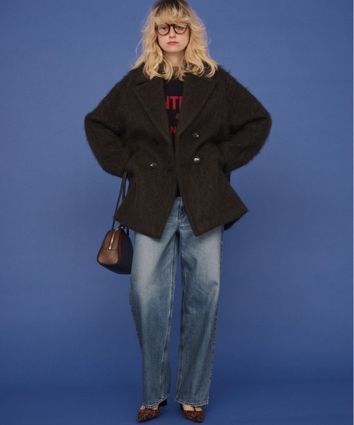 upperhights(アッパーハイツ)の「【upper hights/アッパーハイツ】THE NIECE MID-RISE ミッドライズワイドデニム(デニムパンツ・レディース・ブルー/ホワイト・23/24/25/22/21)」の7枚目の写真