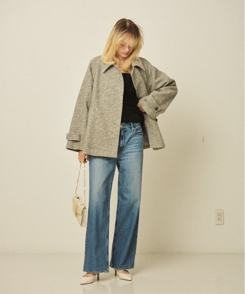 upperhights(アッパーハイツ)の「【upper hights/アッパーハイツ】THE NIECE MID-RISE ミッドライズワイドデニム(デニムパンツ・レディース・ブルー/ホワイト・23/24/25/22/21)」の15枚目の写真