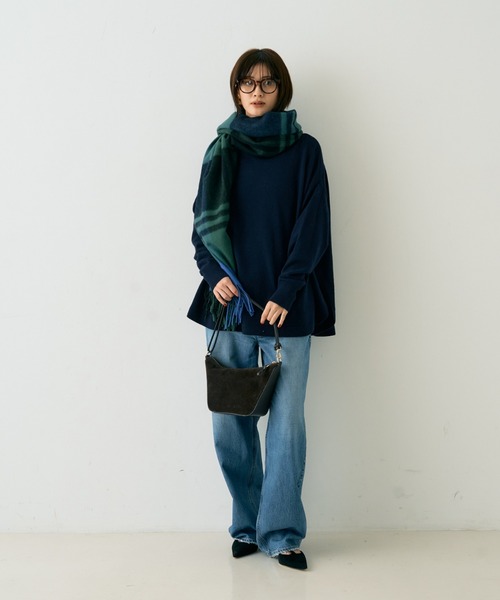 upperhights(アッパーハイツ)の「【upper hights/アッパーハイツ】THE NIECE MID-RISE ミッドライズワイドデニム(デニムパンツ・レディース・ブルー/ホワイト・23/24/25/22/21)」の10枚目の写真