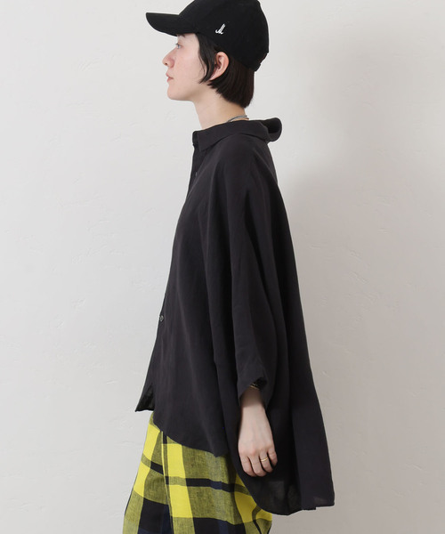 ジャーナルスタンダードラックス　　 リネンキャンバス フードポンチョ JOURNAL STANDARD LUXE（ジャーナルスタンダード ラックス）の