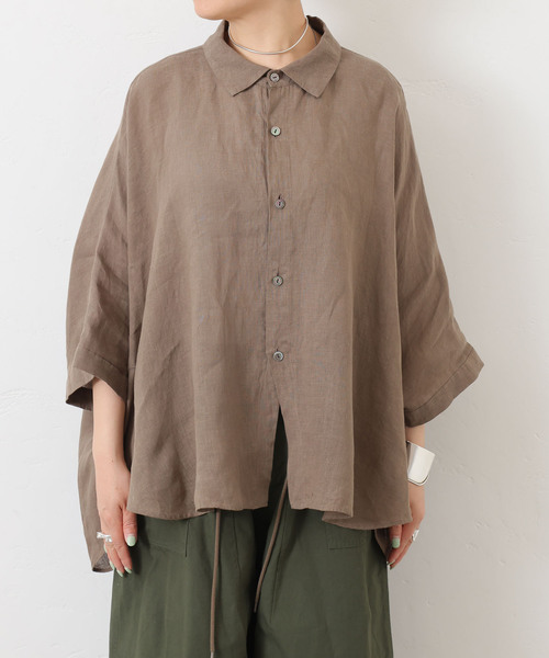 リネンキャンバス バルーンシャツ（シャツ/ブラウス）｜JOURNAL
