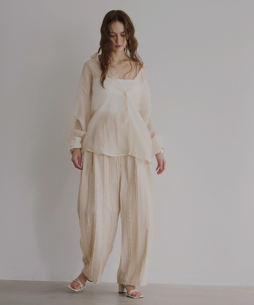 Wrinkle Gloss Over Shirt（シャツ/ブラウス）｜MIELI INVARIANT