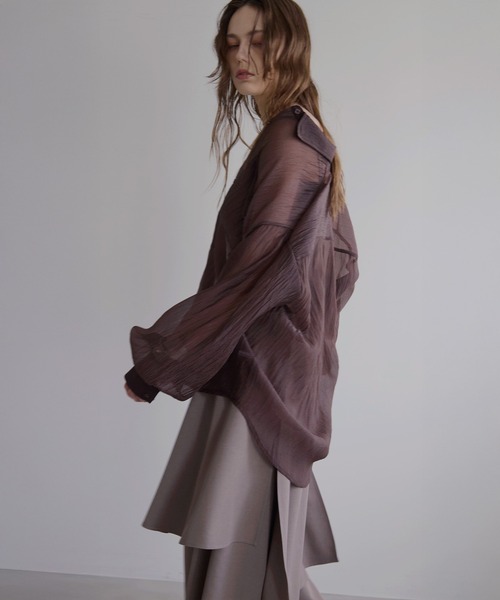 MIELIINVARIANT ミエリ ロングシャツ rienda resexxy MIELIINVARIANT ミエリ ロングシャツ rienda resexxyの通販 by