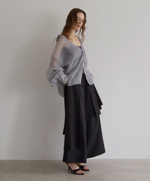 MIELIINVARIANT ミエリ ロングシャツ rienda resexxy MIELIINVARIANT ミエリ ロングシャツ rienda resexxyの通販 by