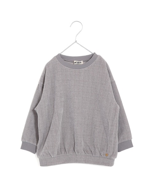 MAKE YOUR DAY（メイクユアデイ）の「ラメニット風プルオーバー■80～140cm（スウェット・キッズ・グレー/ピンク/ブラウン・130/120/110/100/90/140/80）」の2枚目の写真