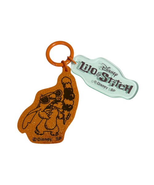 Disney 】 アクリルキーホルダー スティチ 25S6（キーホルダー
