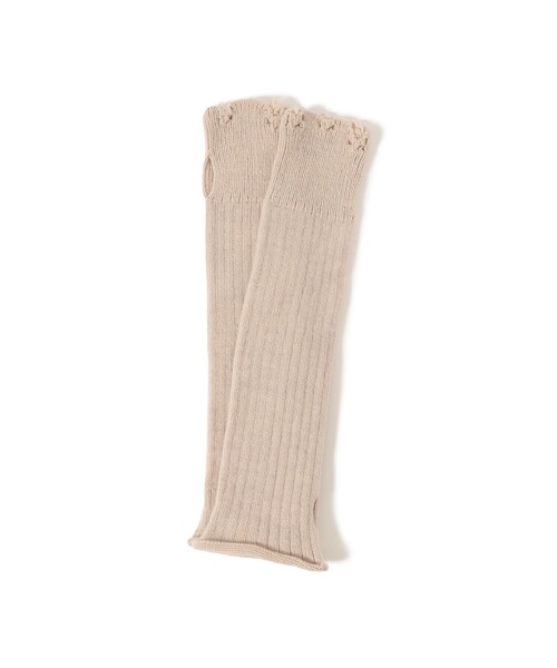 maturely（マチュアリー）の「【2/5再値下げ】maturely / ダメージ アームウォーマー（アームカバー・レディース・ベージュ/ブラウン/グレー・ONE SIZE）」の4枚目の写真