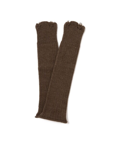 maturely（マチュアリー）の「【2/5再値下げ】maturely / ダメージ アームウォーマー（アームカバー・レディース・ベージュ/ブラウン/グレー・ONE SIZE）」の22枚目の写真