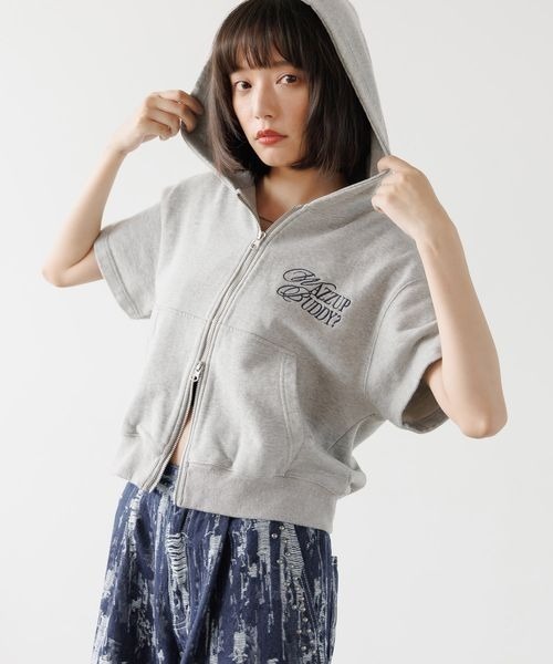 UNISEX/セットアップ対応》ロゴジップフーディ（パーカー