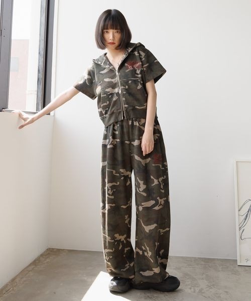 PBLIM（ページボーイリム）の「《UNISEX/セットアップ対応》ロゴジップフーディ（パーカー・レディース・チャコールグレー/カモフラージュ/杢グレー・SMALL/MEDIUM）」の19枚目の写真