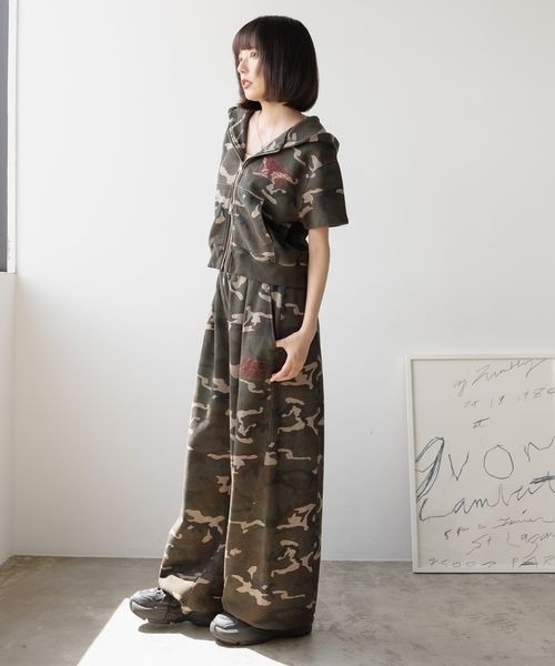 PBLIM（ページボーイリム）の「《UNISEX/セットアップ対応》ロゴジップフーディ（パーカー・レディース・チャコールグレー/カモフラージュ/杢グレー・SMALL/MEDIUM）」の18枚目の写真