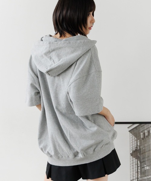 UNISEX/セットアップ対応》ロゴジップフーディ（パーカー