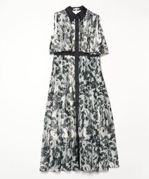 【新品】rienda 花柄ワンピース rienda | ＃デュアルフラワーワンピース (ワンピース(ロング
