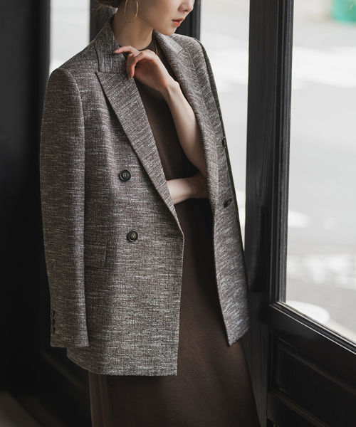 ライトツィードピークドラペルジャケット NOBLE｜ライトツイードピークドラペルジャケット | Rakuten