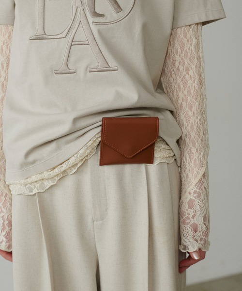 LARUTA(ラルータ)の「【LARUTA】レターミニBAG付きベルト(ベルト・レディース・ブラック/キャメル・FREE)」の2枚目の写真