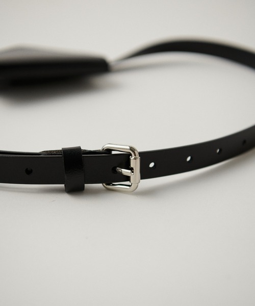 LARUTA(ラルータ)の「【LARUTA】レターミニBAG付きベルト(ベルト・レディース・ブラック/キャメル・FREE)」の5枚目の写真