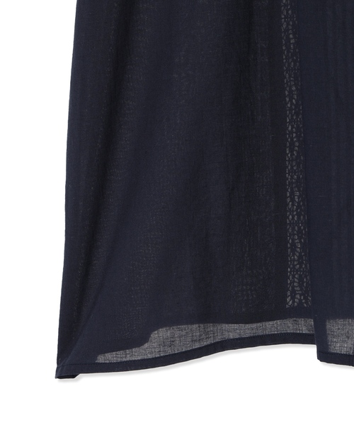 DECOY SINCE 1981（デコイシンスイチキュウハチイチ）の「インド綿レースブラウス（シャツ/ブラウス・レディース・ネイビー/ホワイト・9号/11号/13号/17号/15号）」の17枚目の写真