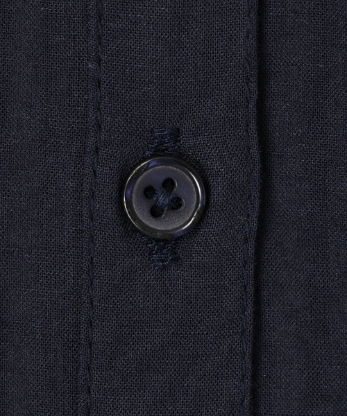 DECOY SINCE 1981（デコイシンスイチキュウハチイチ）の「インド綿レースブラウス（シャツ/ブラウス・レディース・ネイビー/ホワイト・9号/11号/13号/17号/15号）」の18枚目の写真