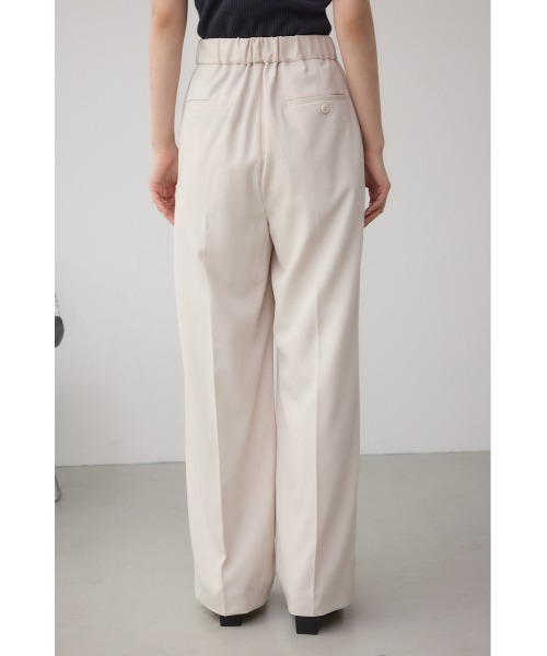 AZUL by moussy(アズールバイマウジー)の「C/T 2タックイージースラックス(スラックス・レディース・ブラック/アイボリー/グレー・SMALL/MEDIUM)」の9枚目の写真