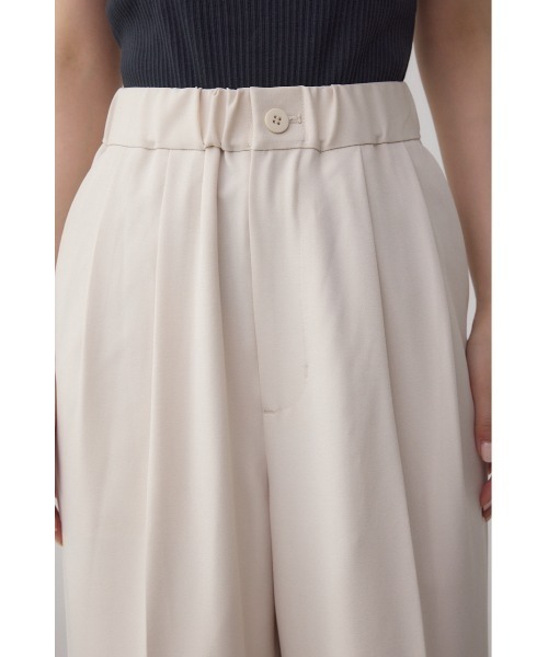 AZUL by moussy(アズールバイマウジー)の「C/T 2タックイージースラックス(スラックス・レディース・ブラック/アイボリー/グレー・SMALL/MEDIUM)」の10枚目の写真