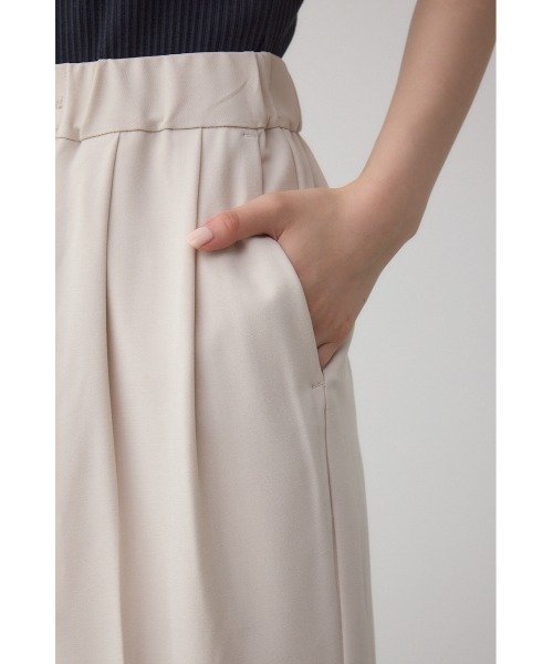 AZUL by moussy(アズールバイマウジー)の「C/T 2タックイージースラックス(スラックス・レディース・ブラック/アイボリー/グレー・SMALL/MEDIUM)」の12枚目の写真