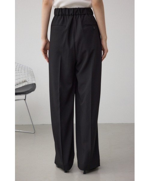 AZUL by moussy(アズールバイマウジー)の「C/T 2タックイージースラックス(スラックス・レディース・ブラック/アイボリー/グレー・SMALL/MEDIUM)」の19枚目の写真