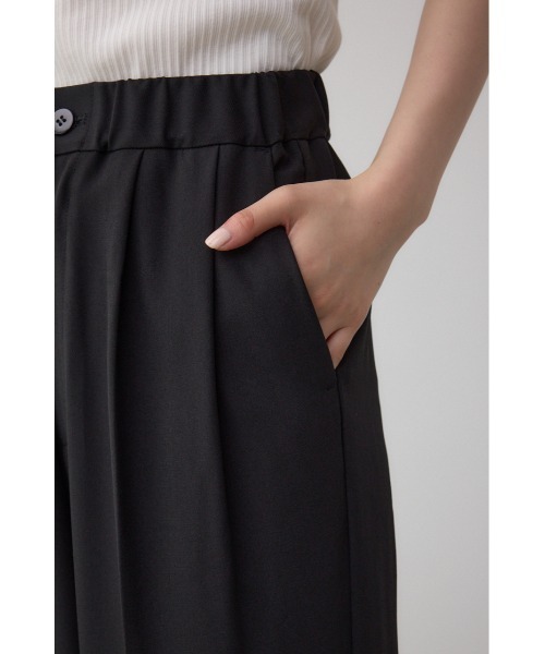 AZUL by moussy(アズールバイマウジー)の「C/T 2タックイージースラックス(スラックス・レディース・ブラック/アイボリー/グレー・SMALL/MEDIUM)」の22枚目の写真