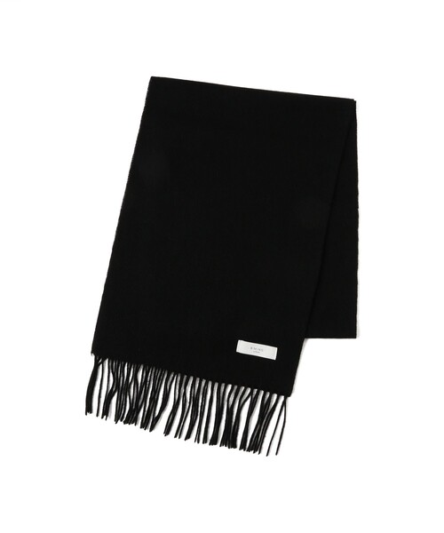 B:MING by BEAMS（ビーミングバイビームス）の「ウール ソリッド マフラー（ユニセックス）（マフラー・メンズ・レッド/ネイビー/ベージュ/ブラック・ONE SIZE）」の8枚目の写真