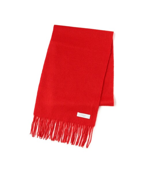 B:MING by BEAMS（ビーミングバイビームス）の「ウール ソリッド マフラー（ユニセックス）（マフラー・メンズ・レッド/ネイビー/ベージュ/ブラック・ONE SIZE）」の12枚目の写真