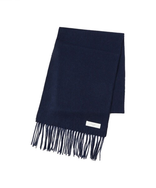 B:MING by BEAMS（ビーミングバイビームス）の「ウール ソリッド マフラー（ユニセックス）（マフラー・メンズ・レッド/ネイビー/ベージュ/ブラック・ONE SIZE）」の14枚目の写真