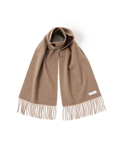 B:MING by BEAMS（ビーミングバイビームス）の「ウール ソリッド マフラー（ユニセックス）（マフラー・メンズ・レッド/ネイビー/ベージュ/ブラック・ONE SIZE）」の2枚目の写真