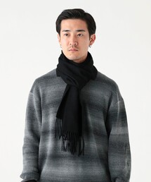 B:MING by BEAMS | ウール ソリッド マフラー(ユニセックス)(マフラー)