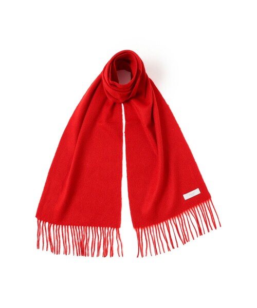 B:MING by BEAMS（ビーミングバイビームス）の「ウール ソリッド マフラー（ユニセックス）（マフラー・メンズ・レッド/ネイビー/ベージュ/ブラック・ONE SIZE）」の16枚目の写真