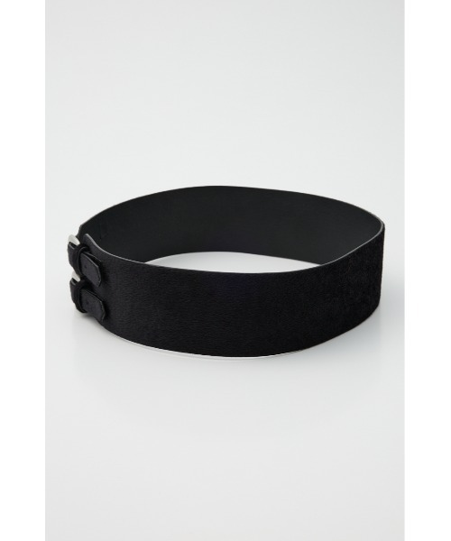 LAGUA GEM（ラグアジェム）の「COAT FLOW ベルト（ベルト・レディース・ブラック/ベージュ・FREE）」の4枚目の写真